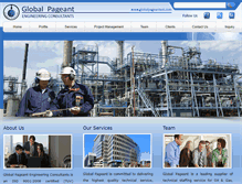 Tablet Screenshot of globalpageantest.com